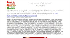 Desktop Screenshot of lffl.com